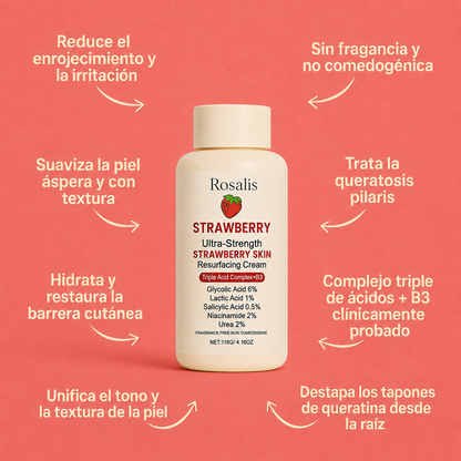 Crema alisadora triple ácido | Vuelve a lucir tu piel
